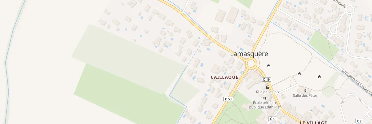 Plan du 145 Rte du Moulin à Lamasquère