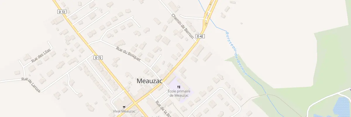 Plan du 23 Rte de Lafrancaise à Meauzac