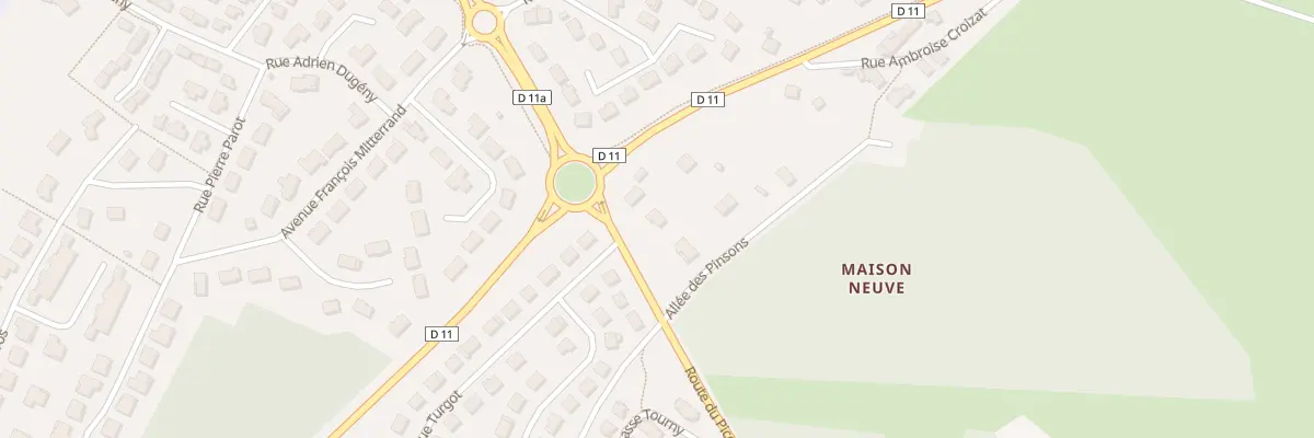 Plan du 5459C Maison Neuve à Condat-sur-Vienne