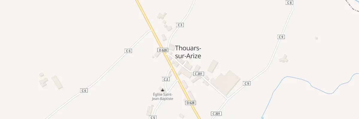Plan du 5001 Thouars Village à Thouars-sur-Arize
