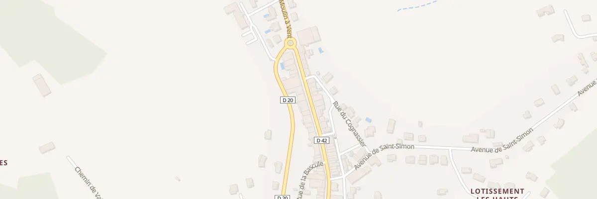 Plan du 33 Rue Fg du Moulin A Vent à Lafrançaise