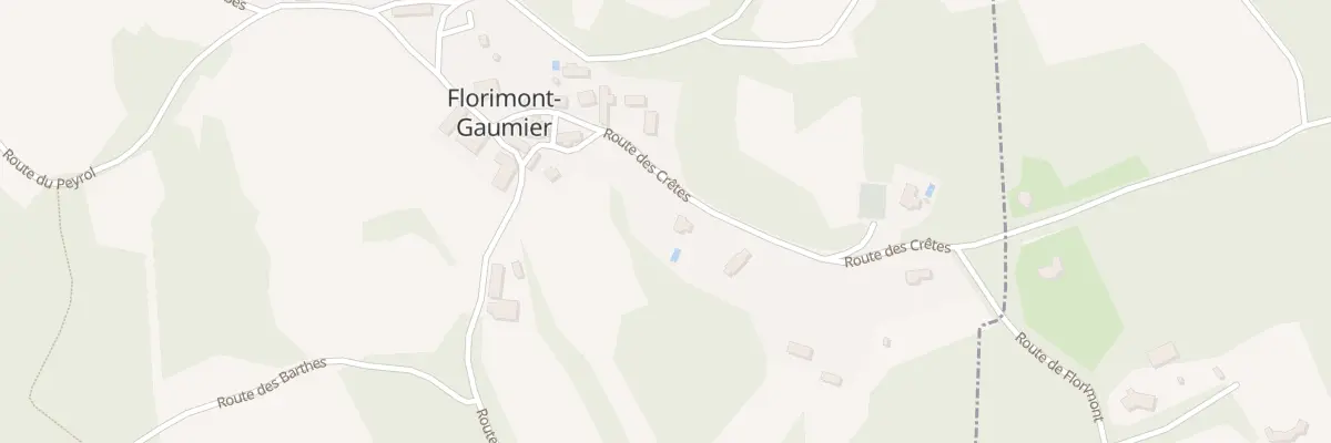 Plan du 76 Rte des Crêtes à Florimont-Gaumier