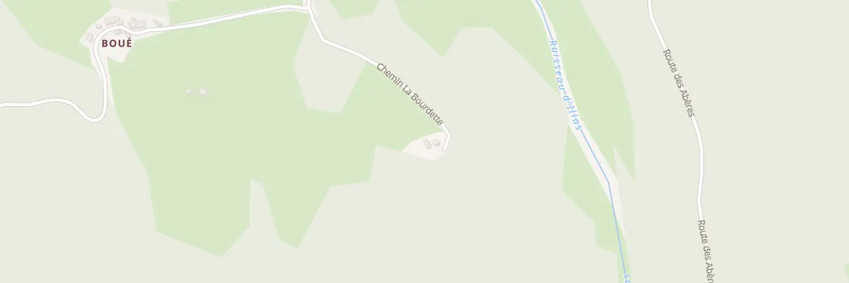 Plan du 121A La Bourdette à Rivèrenert