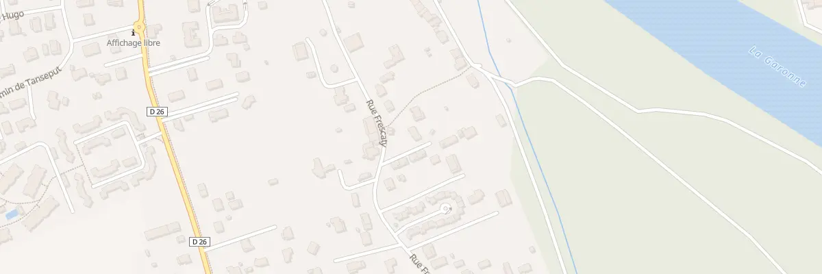 Plan du 445 Rue Frescaty à Verdun-sur-Garonne