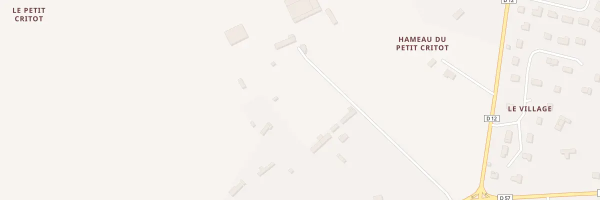 Plan du 110 Rue du Petit Critot à Critot
