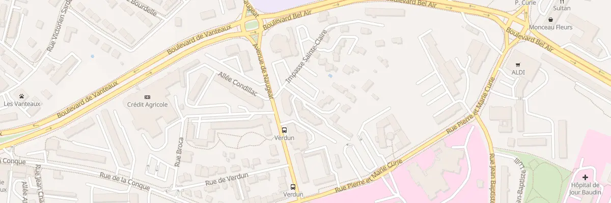 Plan du 16 Av de Naugeat à Limoges