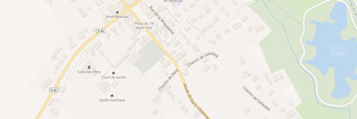 Plan du 5 Rte de Barry d’Islemade à Meauzac