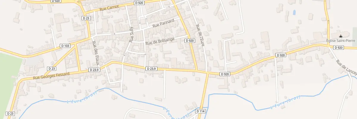 Plan du 39 Rue Georges Fessard à Courville-sur-Eure