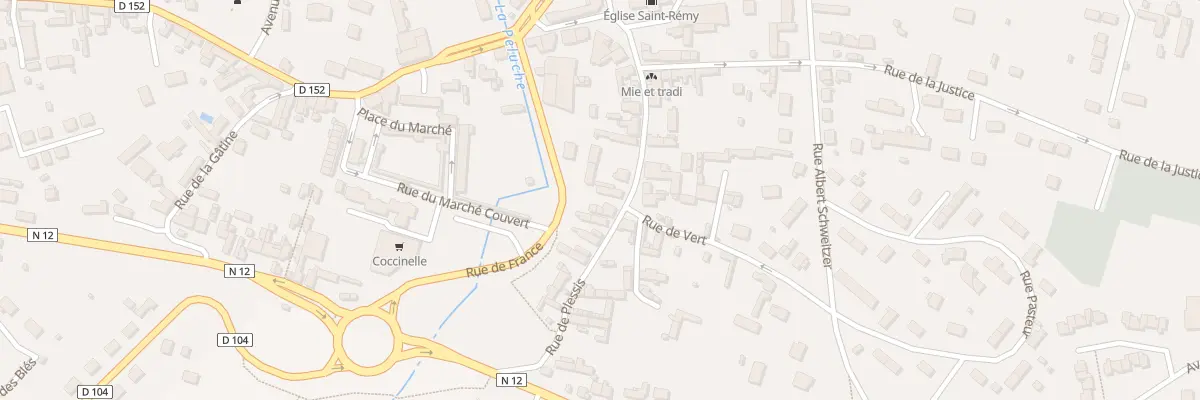 Plan du 16 Rue de Plessis à Saint-Rémy-sur-Avre