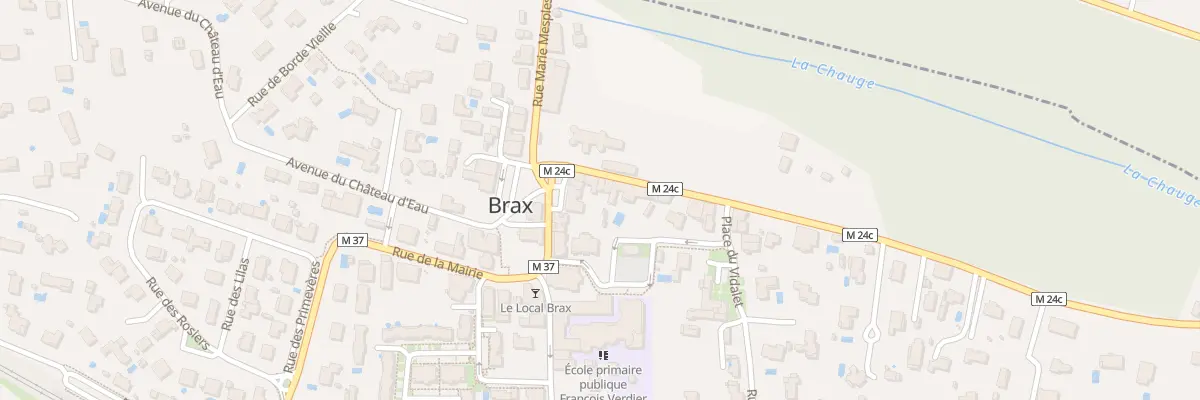 Plan du 4 Rue du Château à Brax