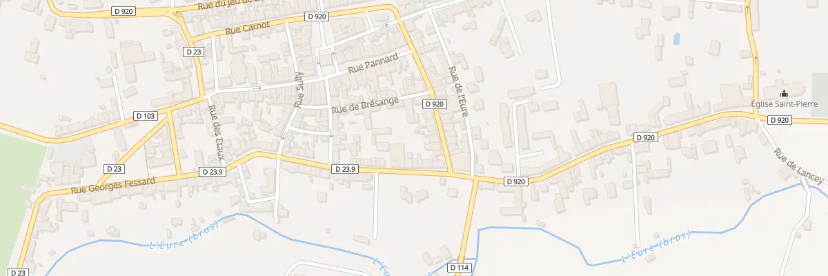 Plan du 11 Rue de l’Ecu à Courville-sur-Eure