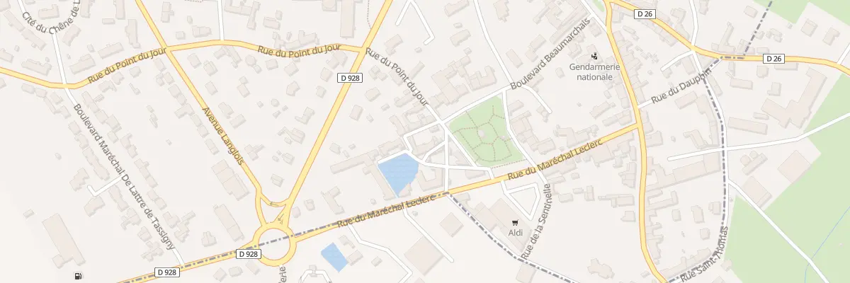 Plan du 3 Rue des Bûcherons à Châteauneuf-en-Thymerais
