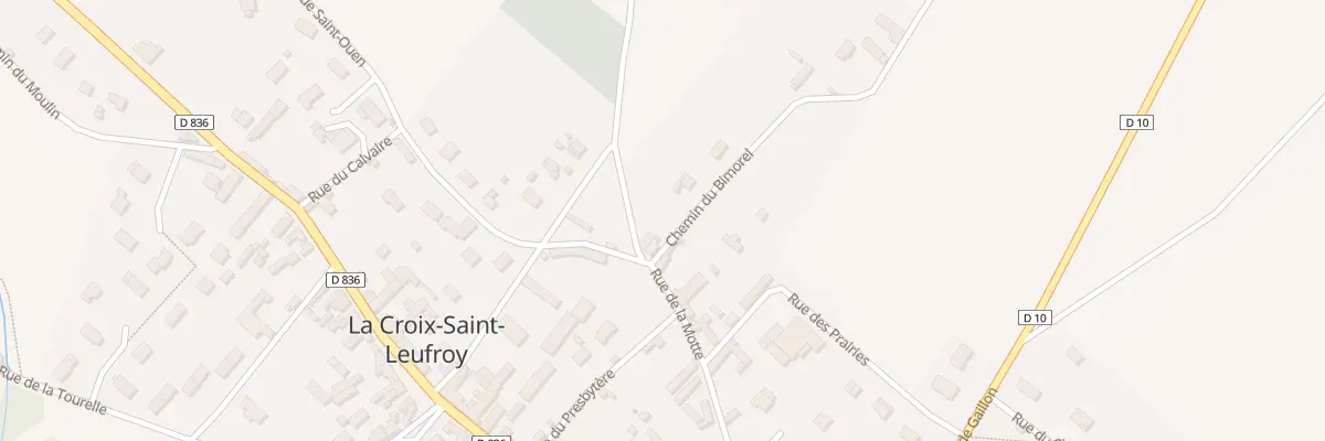 Plan du 22 Rue de la Motte à Clef Vallée d’Eure