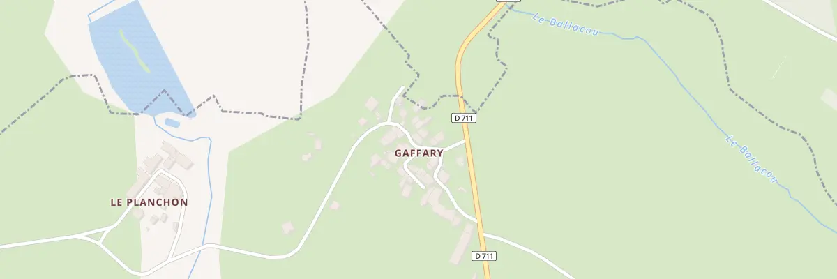 Plan du 8 Gaffary à Balledent