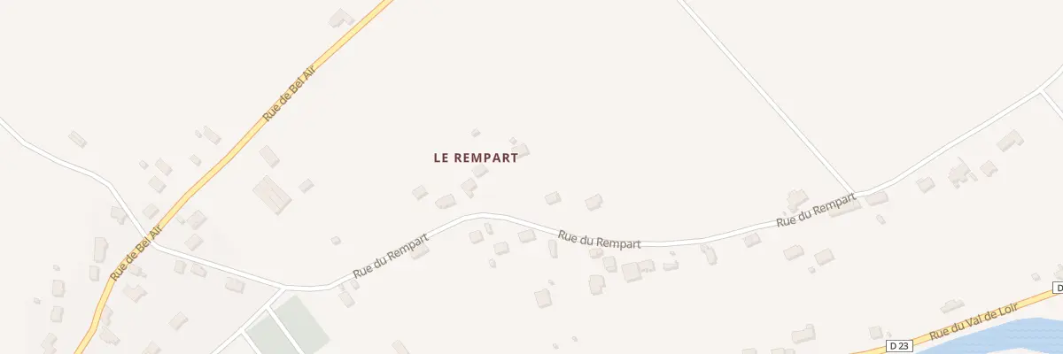 Plan du 25 Rue du Rempart à Cloyes-les-Trois-Rivières