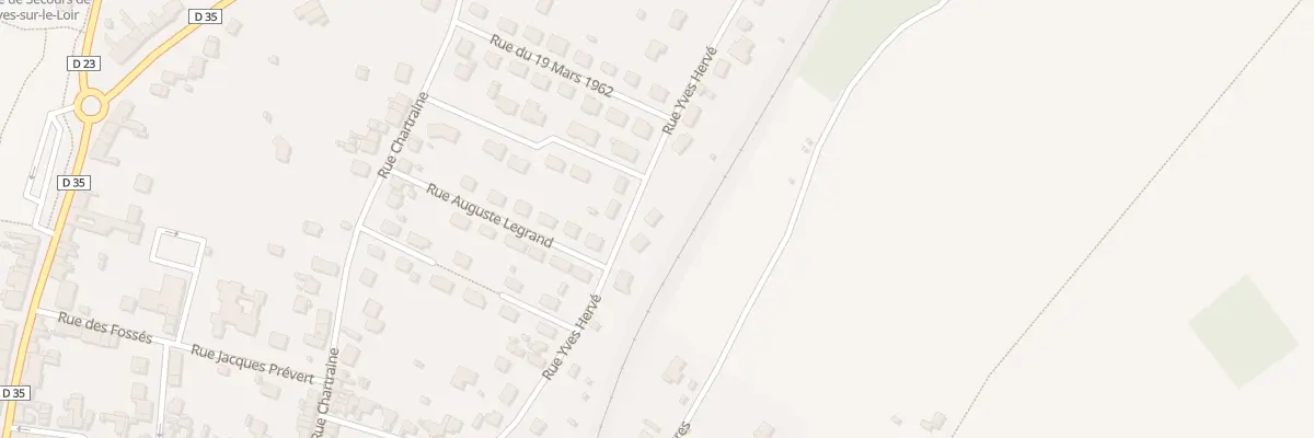 Plan du 32 Rue Yves Hervé à Cloyes-les-Trois-Rivières