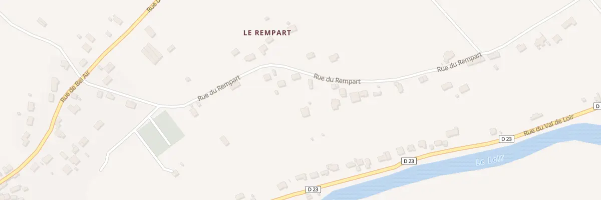 Plan du 26 Rue du Rempart à Cloyes-les-Trois-Rivières