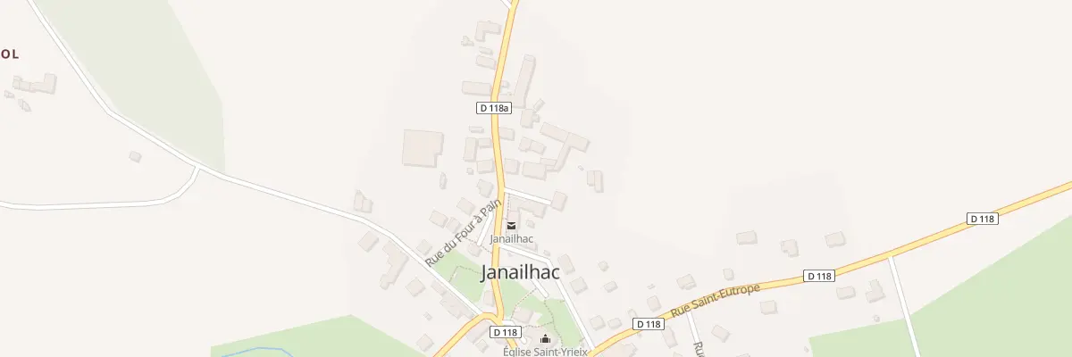 Plan du 5 Gal Arbonneau à Janailhac