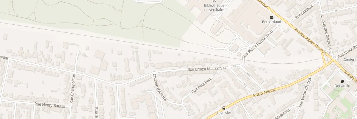 Plan du 28 Rue Meissonier à Limoges