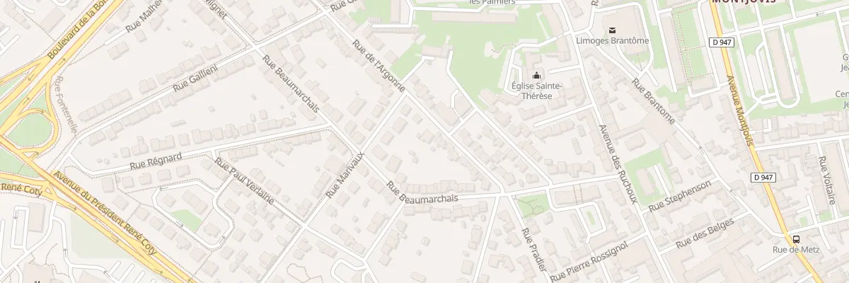 Plan du 19 Rue de l’Argonne à Limoges
