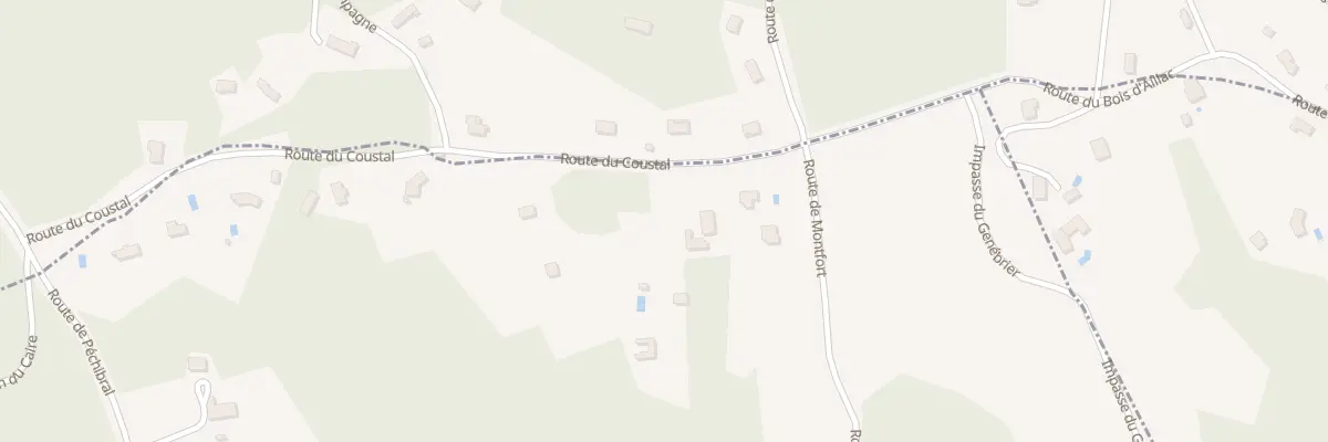 Plan du 572 Rte du Coustal à Vitrac