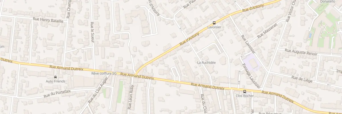 Plan du 75 Rue d’Antony à Limoges