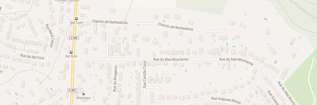 Plan du 21 Rue du Mas Bourianne à Couzeix