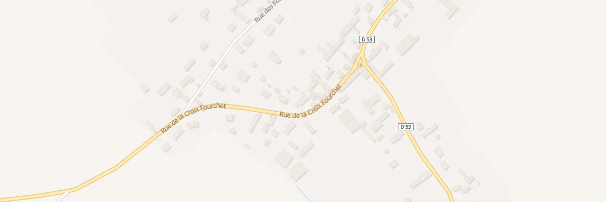 Plan du 13 Rue de la Croix Fourchet à Coudres