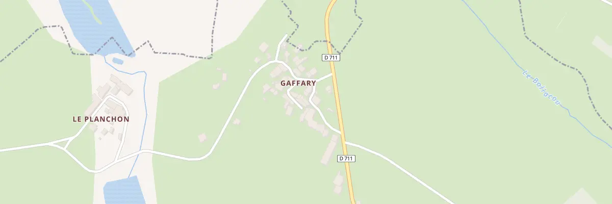 Plan du 3 Gaffary à Balledent