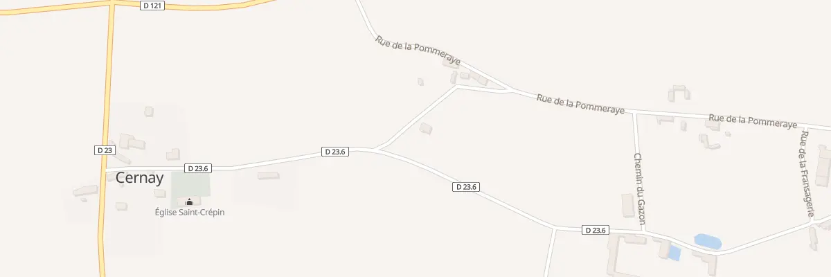 Plan du 30A Cernay à Cernay