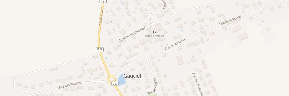 Plan du 7 Rue de la Mairie à Gauciel