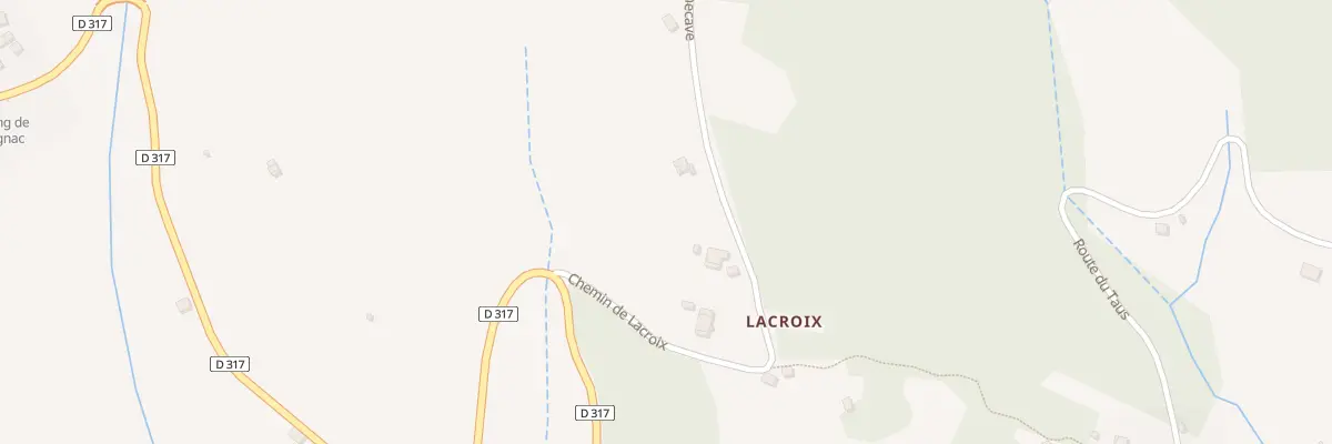 Plan du 155 Che de Lacroix à Soulan
