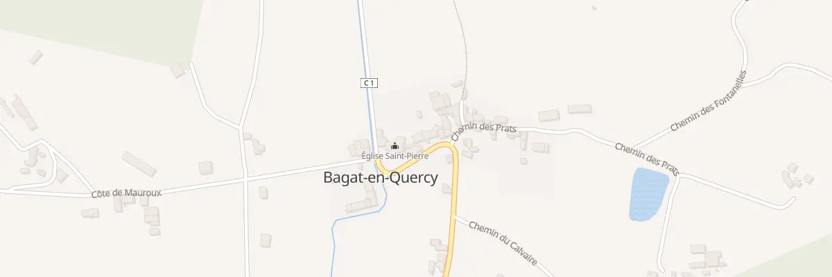 Plan du 5005A Bagat à Carlucet