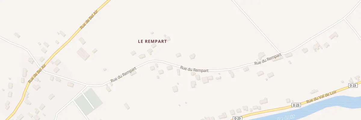 Plan du 27 Rue du Rempart à Cloyes-les-Trois-Rivières
