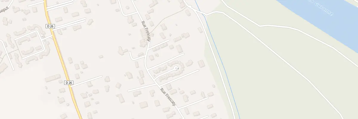 Plan du 555G Rue Frescaty à Verdun-sur-Garonne