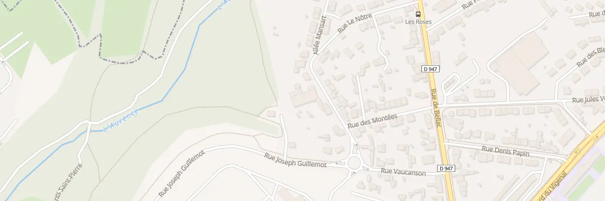 Plan du 55 Rue Vaucanson à Limoges