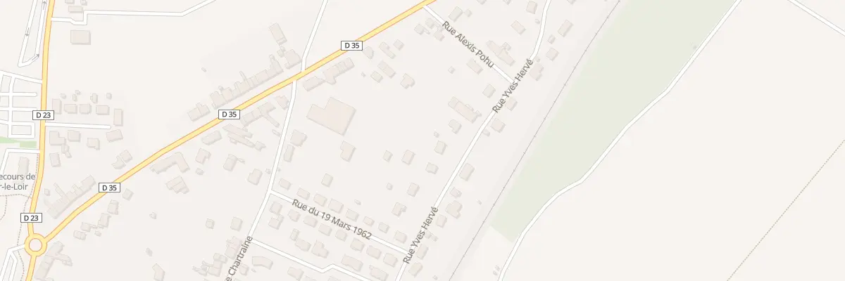 Plan du 43 Rue Yves Hervé à Cloyes-les-Trois-Rivières