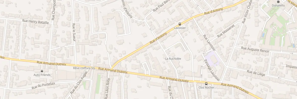 Plan du 71 Rue d’Antony à Limoges