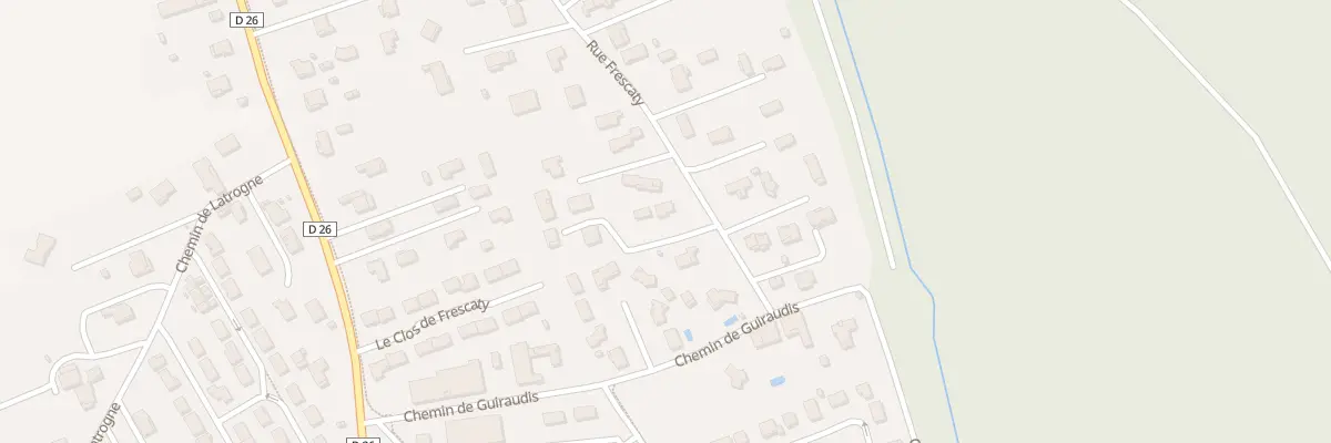 Plan du 754 Rue Frescaty à Verdun-sur-Garonne