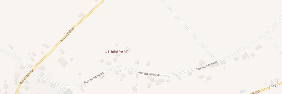 Plan du 31 Rue du Rempart à Cloyes-les-Trois-Rivières