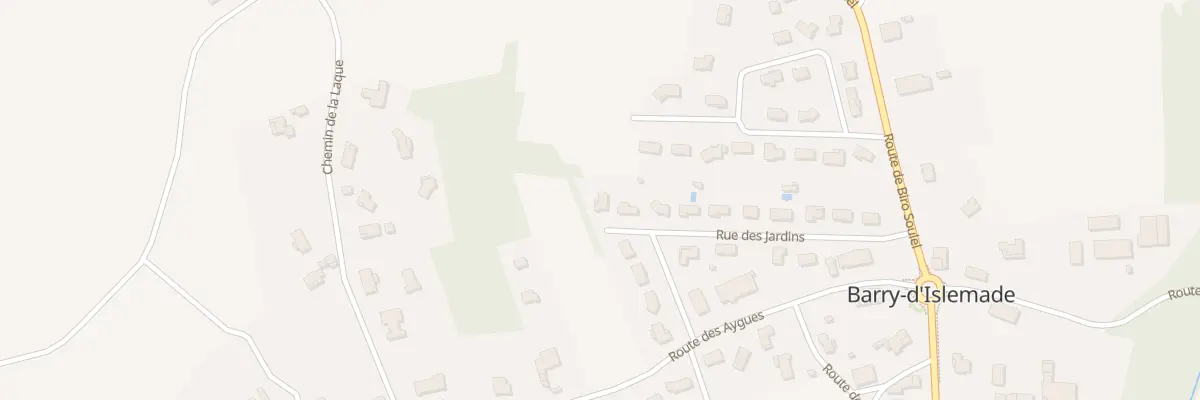 Plan du 20 Rue des Jardins à Barry-d’Islemade
