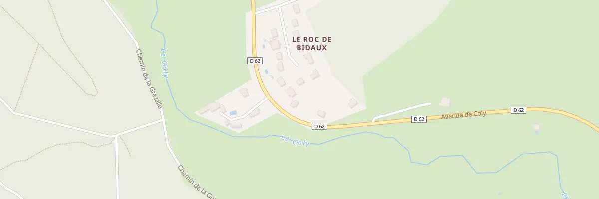 Plan du 2 Le Roc de Bidaux à Condat-sur-Vézère