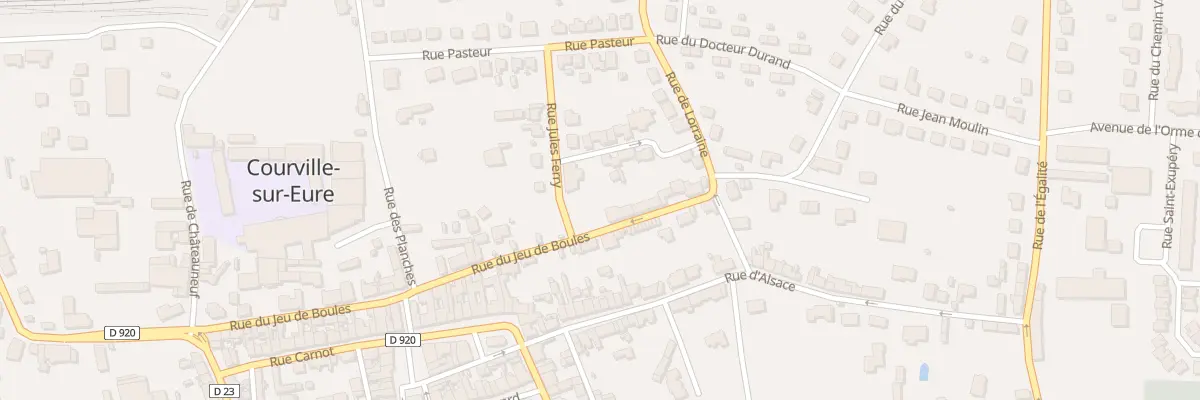 Plan du 29 Rue du Jeu de Boules à Courville-sur-Eure