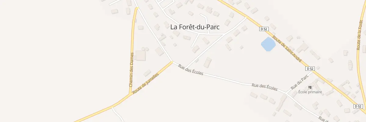 Plan du 3C Rue des Ecoles à La Forêt-du-Parc