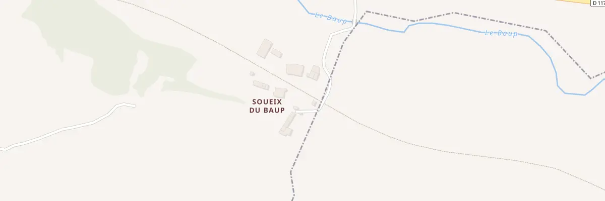 Plan du 264 Che de Soueix de Baup à Lescure