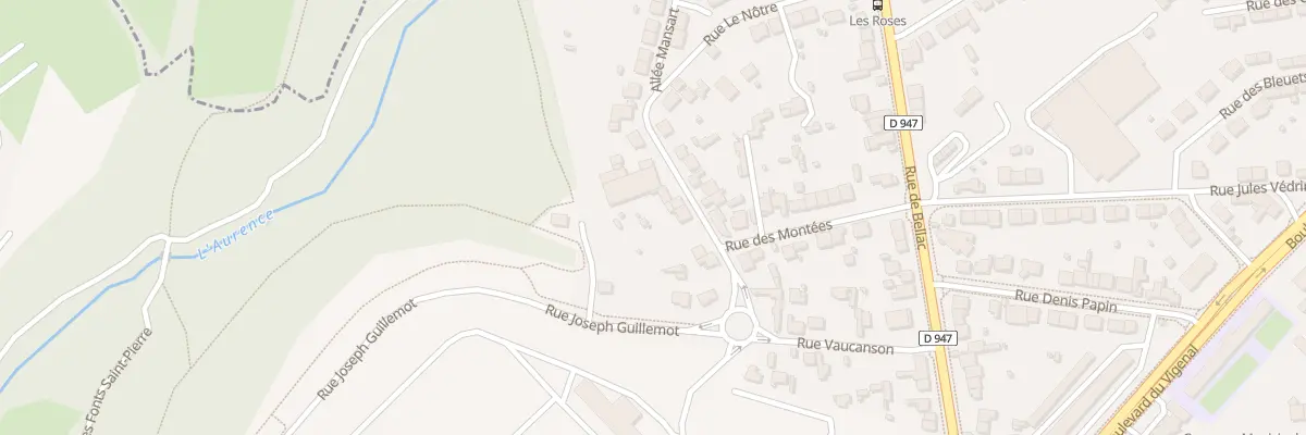 Plan du 51 Rue Vaucanson à Limoges