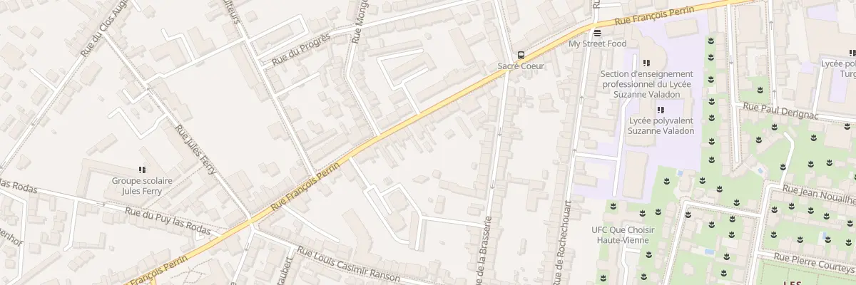 Plan du 97 Rue François Perrin à Limoges