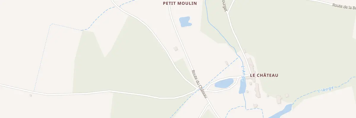 Plan du 14 Rte du Château à Angé