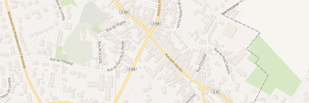 Plan du 14 Rue Jean Moulin à Châteauneuf-en-Thymerais