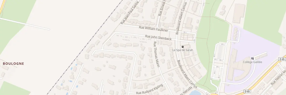 Plan du 22 Rue Pablo Néruda à La Salvetat-Saint-Gilles